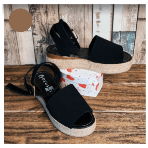 Platform Style Heels for Women in Black Color